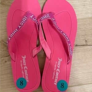NWT Juicy Couture Vibrant Pink Sandals